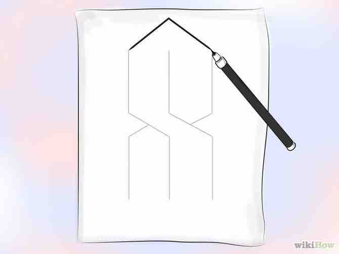 Imagen titulada Draw an "S" Made Entirely of Straight Lines Step 15